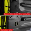 Rear Door Glass Switch Interior Custom Interior Piano Compatible with New Jimny Nomad JC74 Jimny Sierra and Jimny JB64 Panel, Panel, Parts, Black,