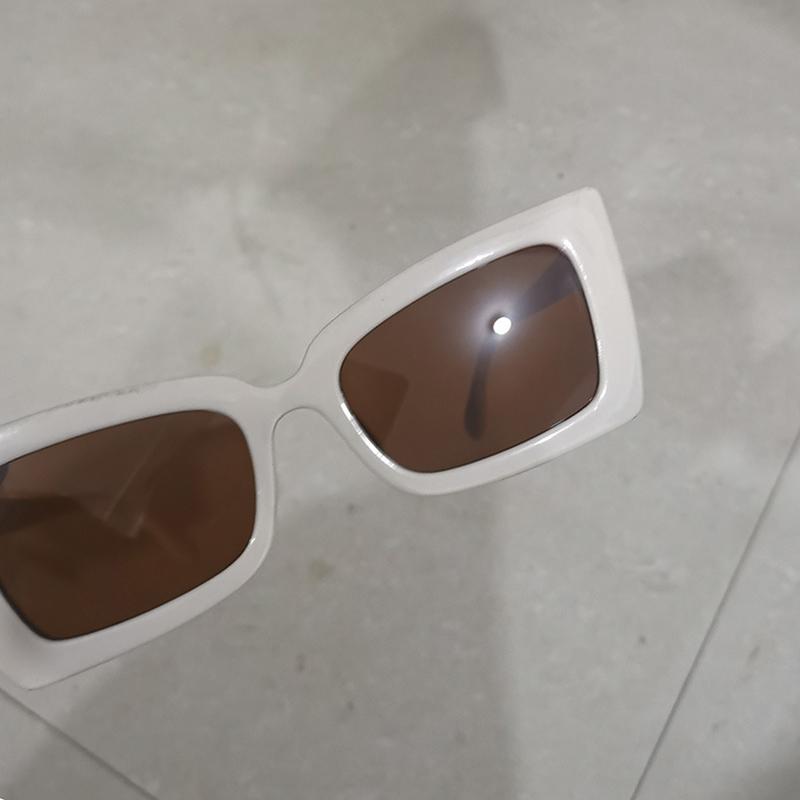 Ny mote vintage solbriller Damemerkedesigner Retro solbriller rektangulære solbriller kvinnelige UV400 linsebriller