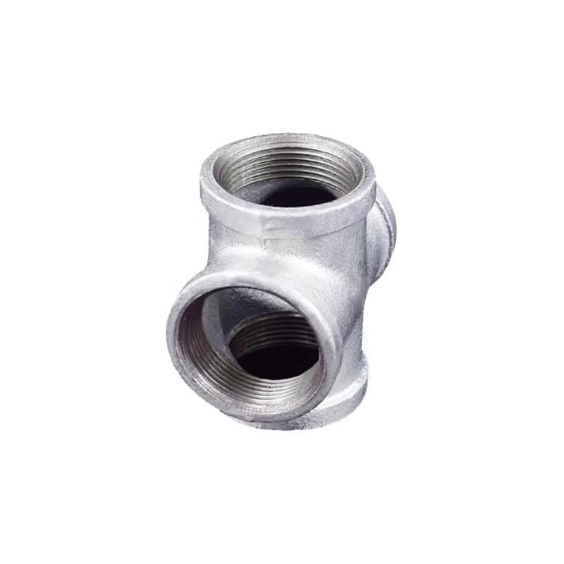 Tiemuyun Galvanized Four-Way Pipe Connector