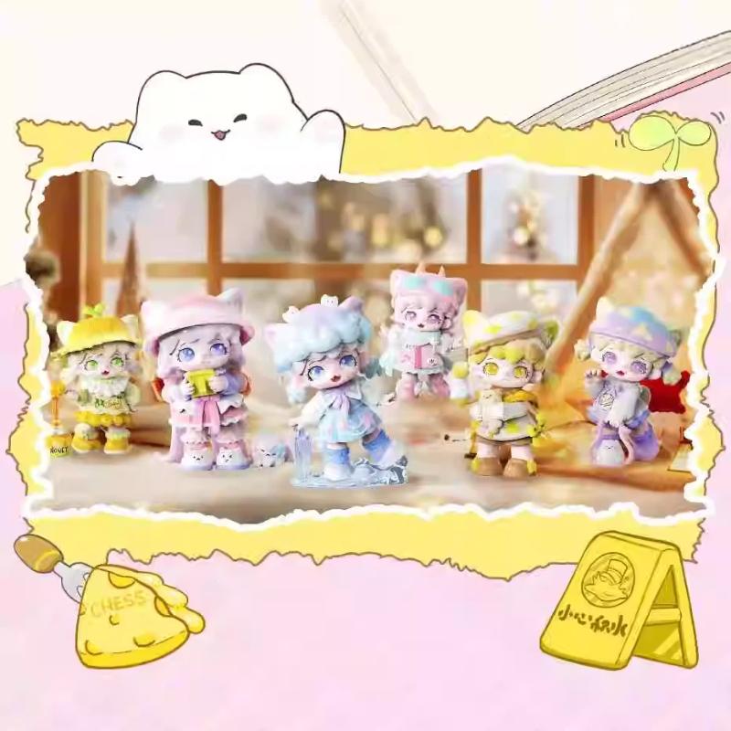 Genuine Mioco Companion Diary Series Blind Box Trendy Toy Cute Exquisite Doll Desktop Ornament Mystery Box Girl Birthday Gifts