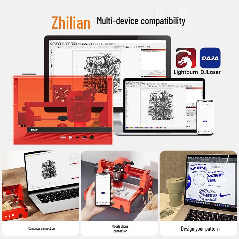 Diaojiang A7mini Pro 5W Laser Engraving Machine CN plug (adapter included)