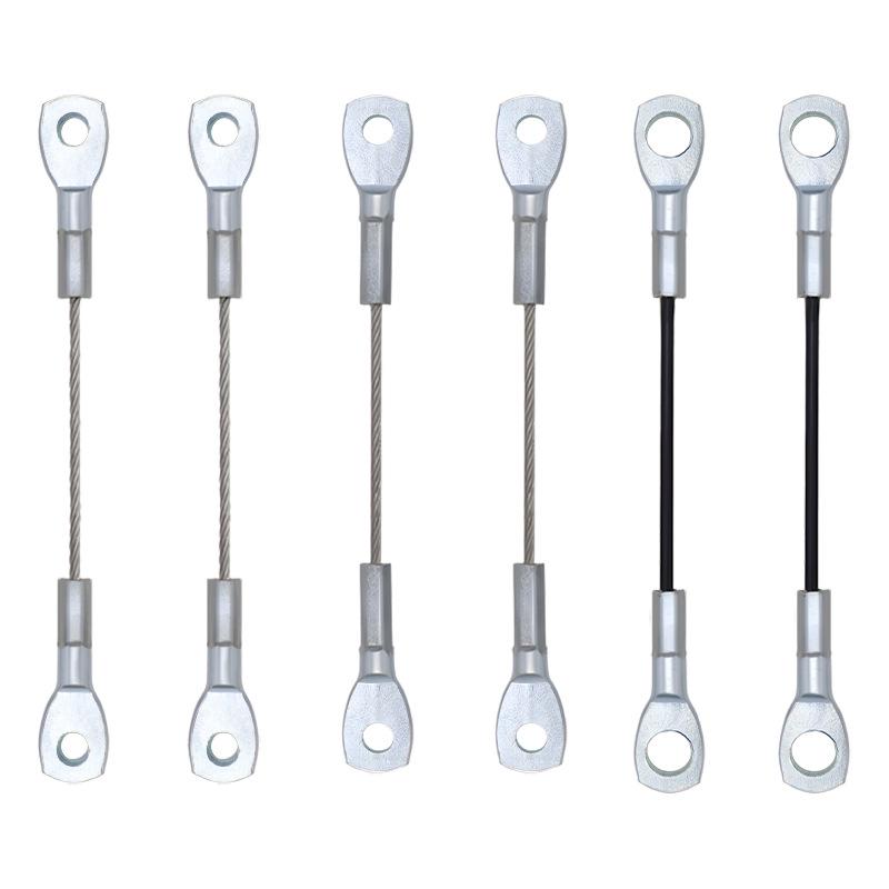 304 Stainless Steel Plastic-Coated Double-Ended Fish Eye Terminal Anti-Drop Hanging Connector Rope.
