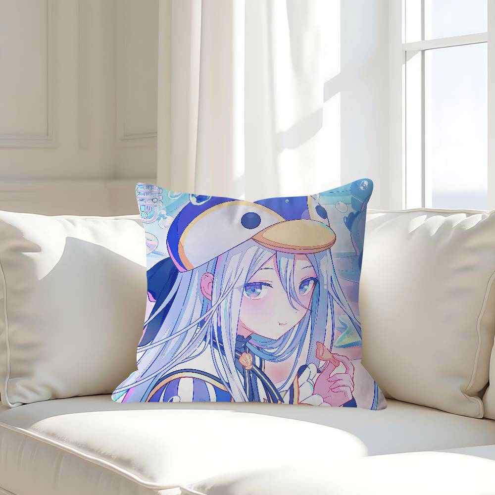 Project SEKAI Yoisaki Kanade Pillow Case Removable Washable Cushion Cover – All-Season Soft Linen