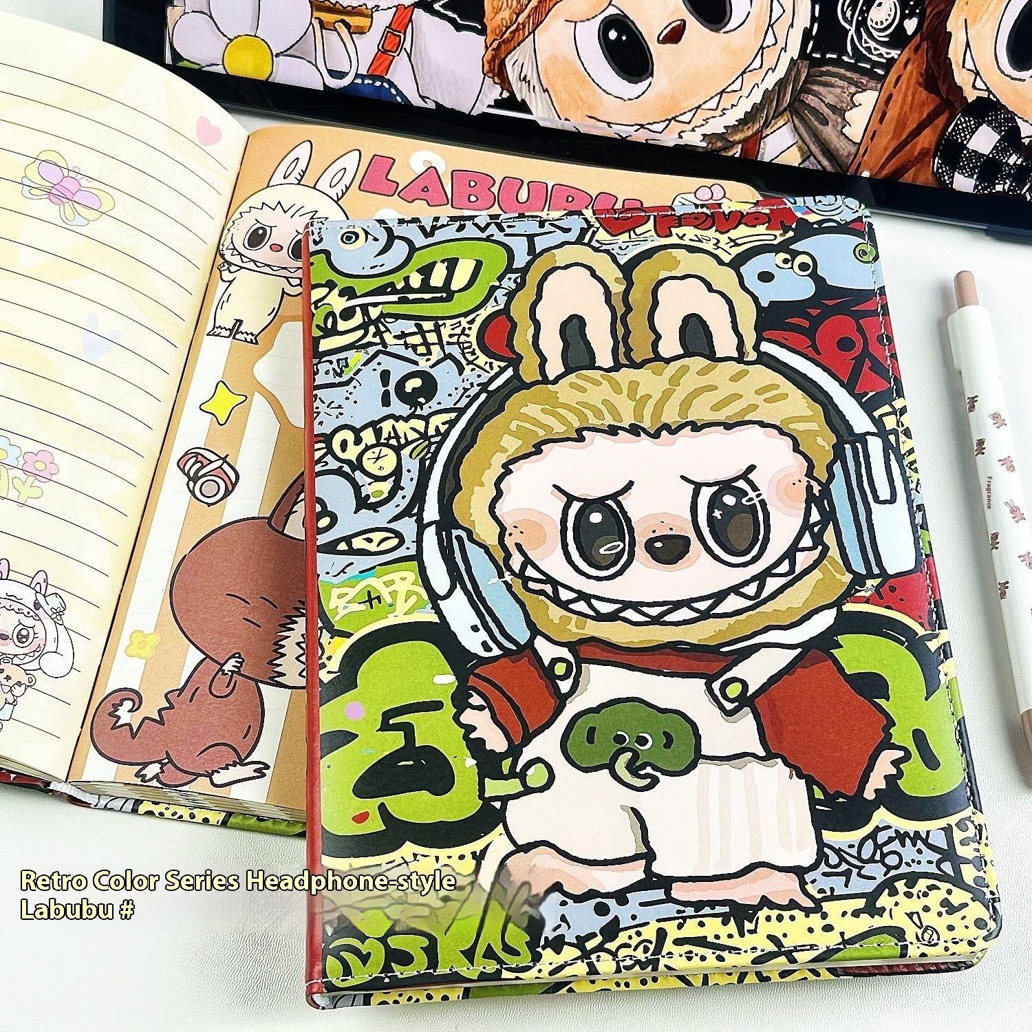 

Кожаный блокнот B6 Полностью раскрашенная внутренняя страница Студенческий Милый Высокоценный Справочник Блокнот в горизонтальную линию