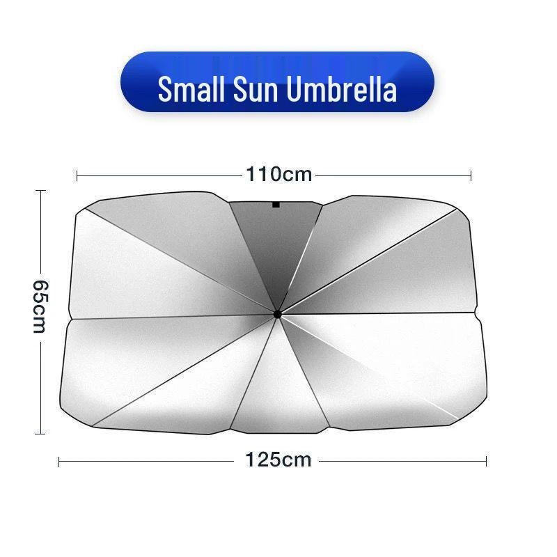 

Car Front Windshield Sunshade - Summer Sun Protection & Heat Insulation Umbrella Shade 99% Sun Protection