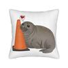 Neil The Seal Pillowcase Soft Polyester Cushion Cover Decoration  Pillow Case Cover Home Wholesale 40*40cm