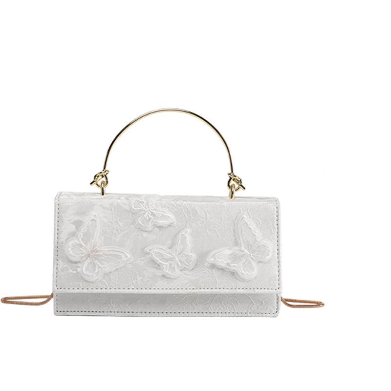 Malá čtvercová kabelka Módní řetízková crossbody taška