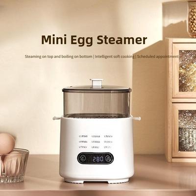 Breakfast Machine Double Layer Multi Functional Home Mini Egg Cooking Machine Smart Electric Egg Cooker