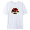 Jurassic Park T-shirt Men's 100% Cotton Printed T-shirt Casual Funny Top Jurassic World T-shirt Short Sleeve Cool T-shirt