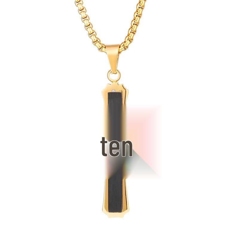 Pandantiv Colier Cruce 3D pentru Bărbați din Oțel Inoxidabil - Bijuterii Durabile, din Oțel Titan care nu se Decolorează