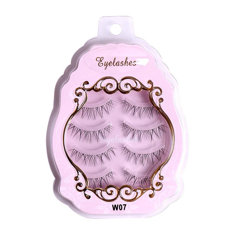 Little Devil Sharpened False Eyelash Powder Boxed, Natural Thick And Slender Eyelashes, Nude Makeup, Pseudo-Plain Eyelashes