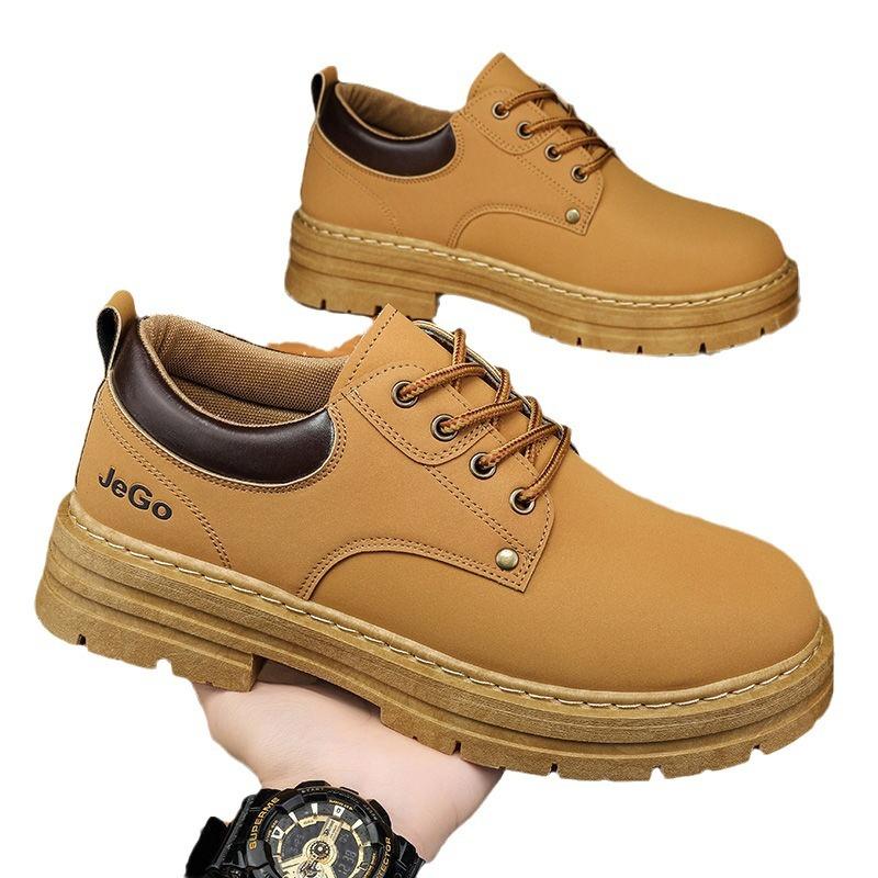 Construction Site Martin Boots Men's Shoes Autumn New Work Sports Mountaineering Non-slip Wear-resistant Summer Tooling Labor Insurance Shoes