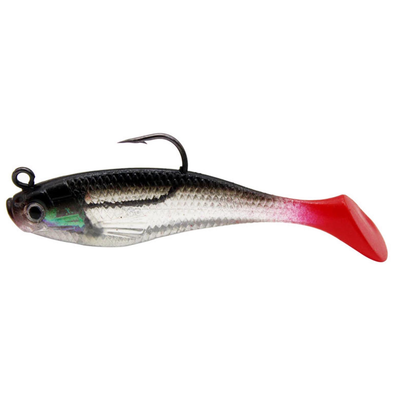 

5pcs Soft Artificial Fishing Lures set Good Rigidity No Barbs Lures Bait Kit Suitable for Freshwater Saltwater