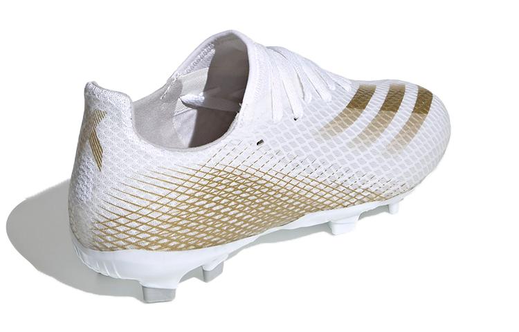 adidas X Ghosted 3 FG White Metallic Gold Melange Kids EG8210