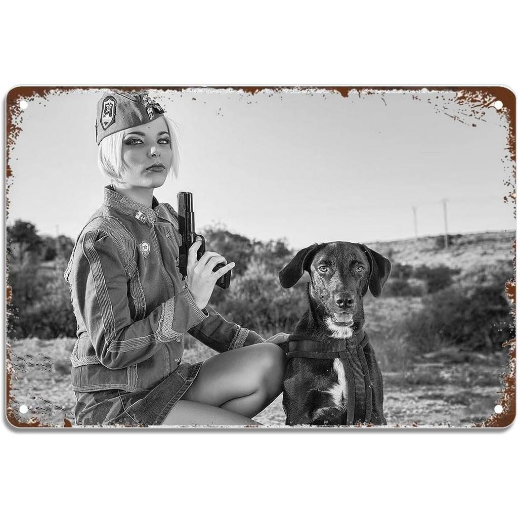 Pinup Bikini Girl Metal Tin Signs Wall Decoration Plaque Vintage Art Poster Iron Painting for Man Cave Home Cafe Garden Club Bar