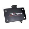 1 Set Universal Side Mount Motorcycle Registration Number License Plate Holder Bracket With LED Light Fender Eliminator