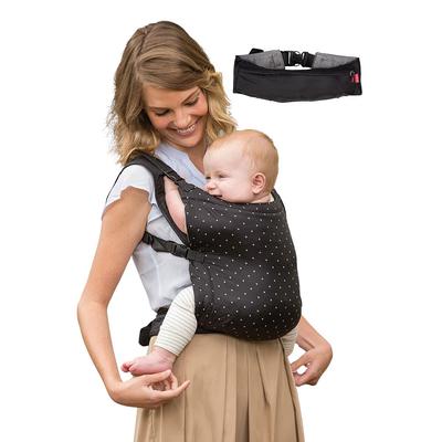 Porta-bebê Infantino Porta-bebê Japonês Zíper Viagem Preto a partir de 6 meses Porta-bebê Passeios Viagem Armazenamento Compacto Armazenamento de Bebê Fácil