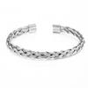 Micro-inlaid zircon crown bracelet set European and American trend diamond-inlaid titanium steel