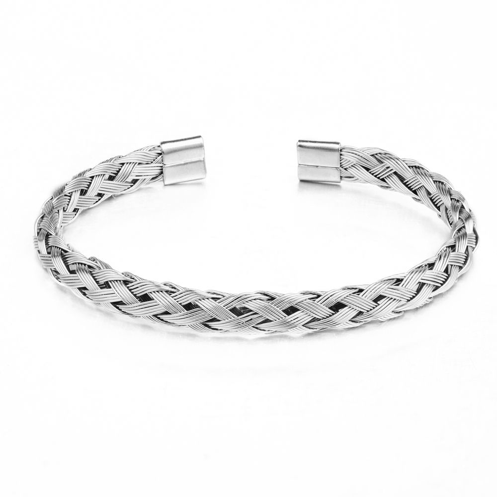Micro-inlaid zircon crown bracelet set European and American trend diamond-inlaid titanium steel
