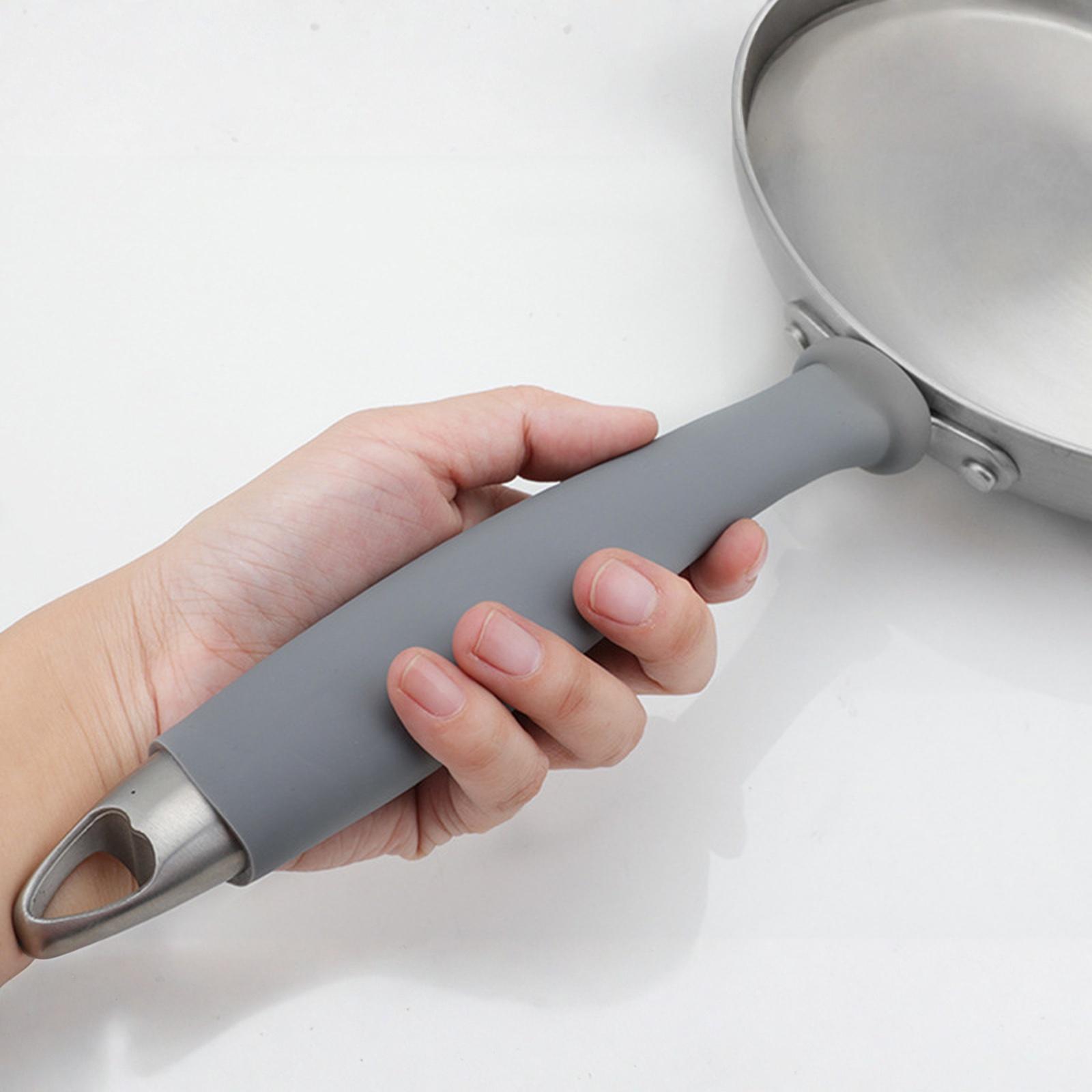 Pot Handle Heat Resistant Cover Silicone -Hot Sleeve for Cookware Pan one size