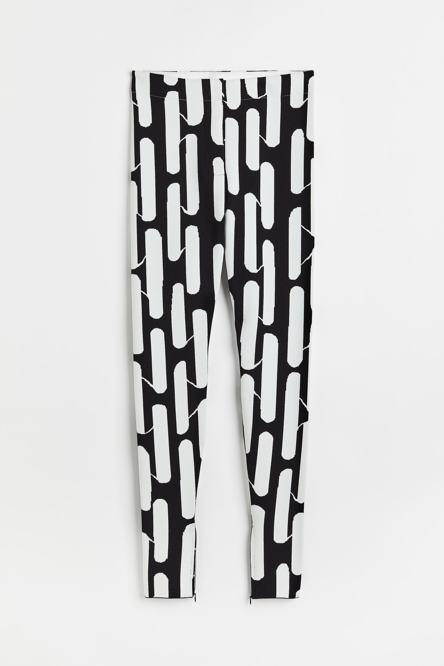 

Jacquard-knit treggings