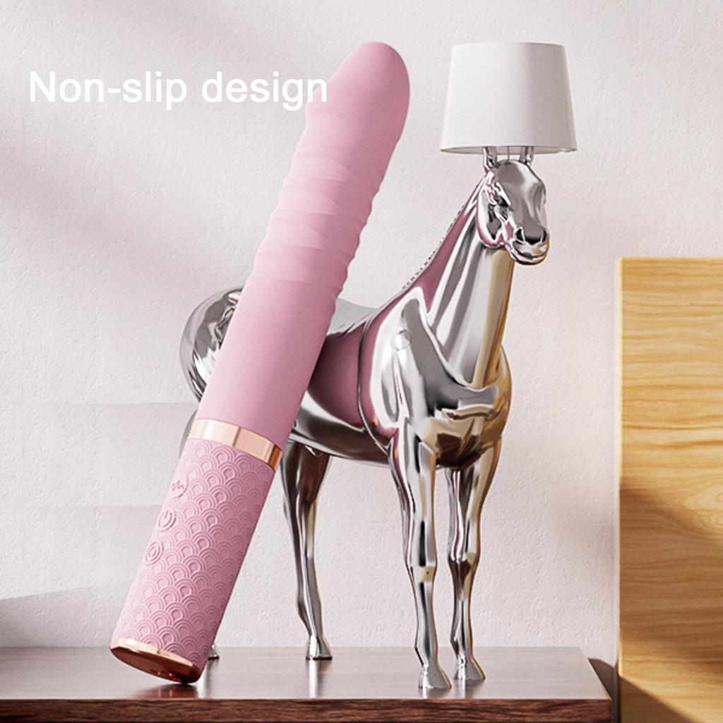 Heizbarer Vibrator Sexspielzeug Weibliche Vagina Klitoris Nippel G-Punkt Stimulator Teleskopdildo Frauen Masturbation Massagegerät für 18+