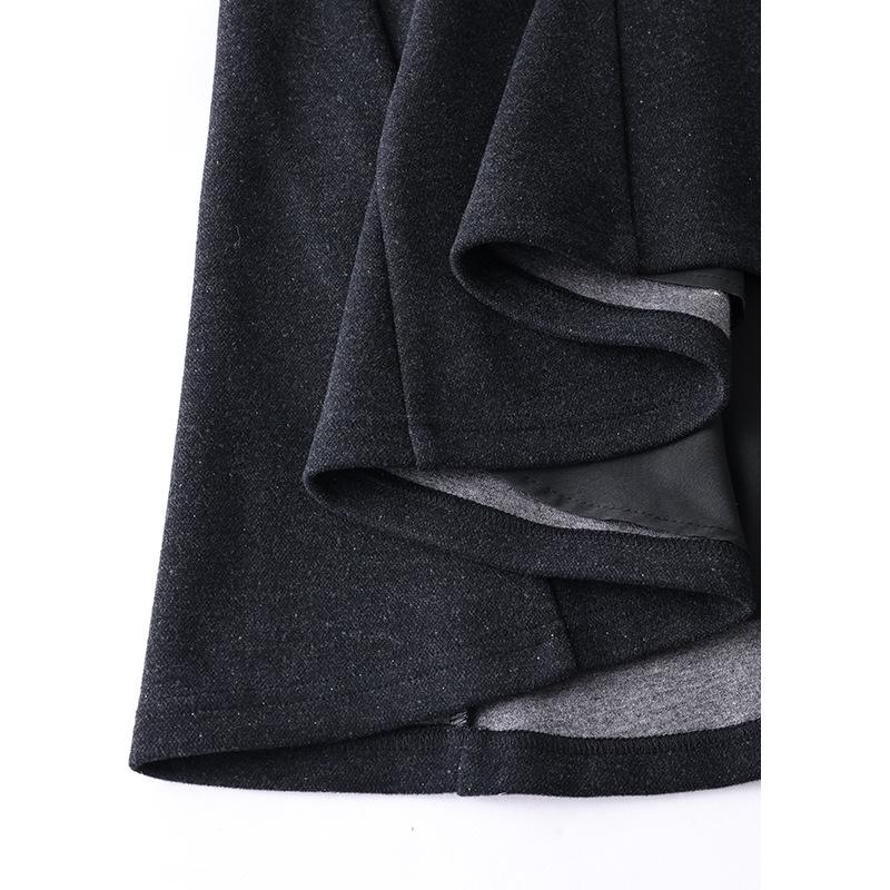 2025 Autumn/Winter Women's Designer Woolen Skirt - Solid Color, Niche, Versatile, Chic, and Commuter Fashion
