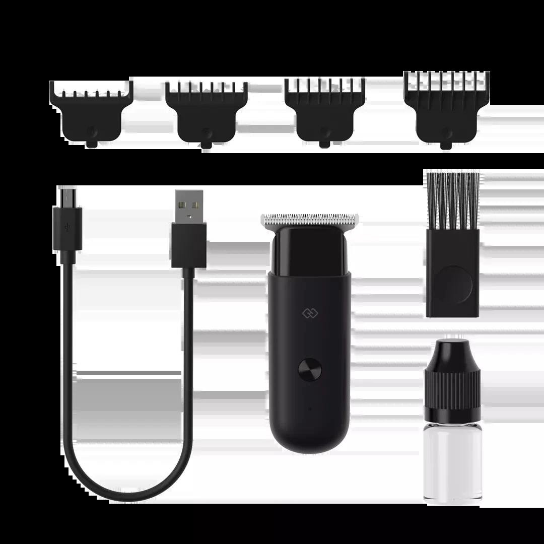 

Триммер для волос Xiaomi Huanxin, мини-машинка для стрижки волос, профессиональный инструмент для мужчин, IPX7, водонепроницаемая, беспроводная электрическая машинка для стрижки бороды, легкая стрижка