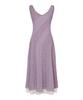 Lulu Seoul Paisley Flower Mix Dress (Purple)
