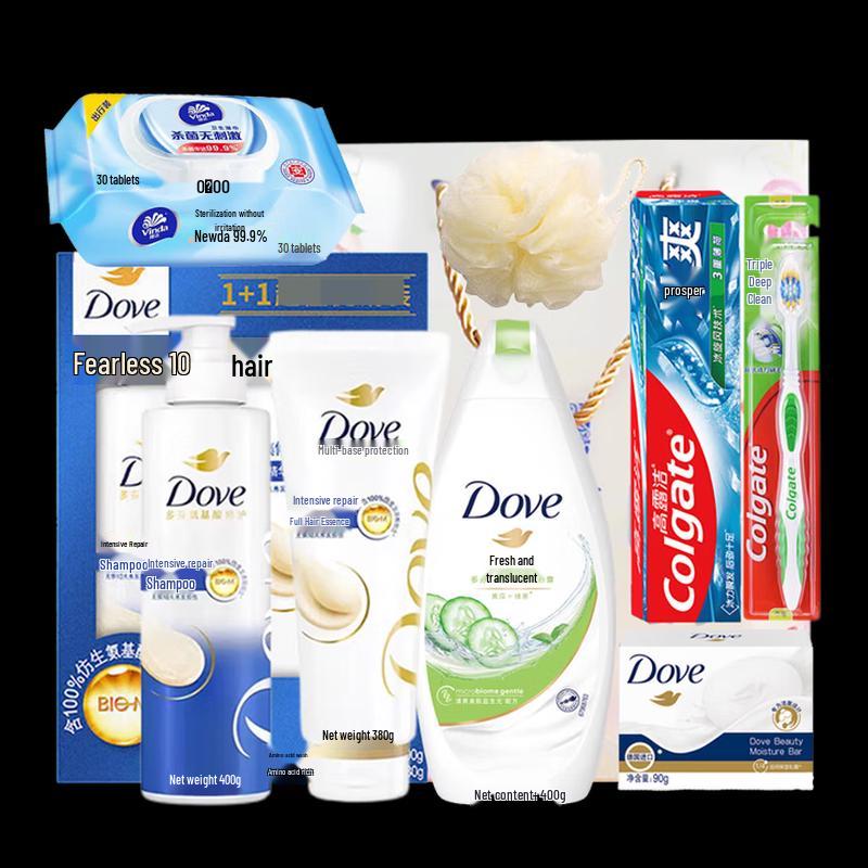 Dove 8-Piece Hair & Body Care Gift Set