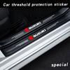 Accesorio de Coche Pegatina Protectora de Fibra de Carbono para Parachoques de Maletero de Coche para Suzuki Samurai S-Cross SX4 Swift XL-7 Liana Spresso Celerio