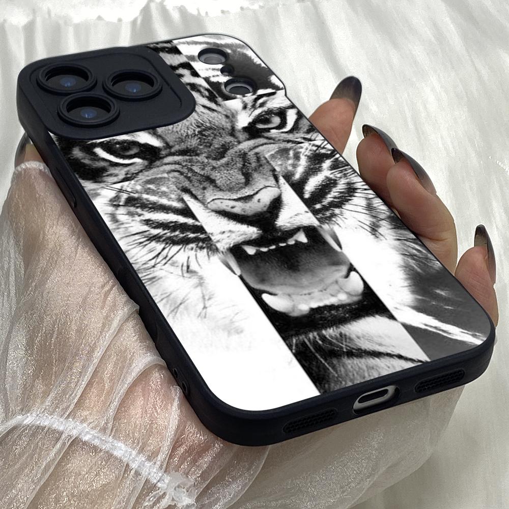 M528 Tiger Lion Cat Angel Eyes Soft Phone Cases for iPhone Samsung Galaxy Xiaomi Rdemi Huawei Honor Infinix Realme OPPO Vivo All Model TPU Case