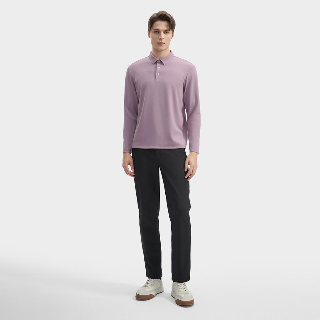 New FILA Polo Shirt Men's Berry Pink F11M442206FPK