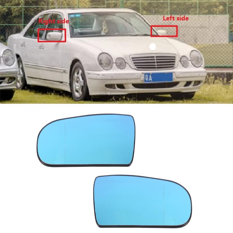 Rear View Mirror Glass Heating Blind Spot Reversing Mirror Wide View Mirror For Mercedes Benz E-Class W210 1999-2001