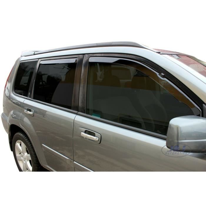 Déflecteurs d'Air - Nissan - X-Trail T30 - 2001-2007 - 4 Pièces - Acrylique Teinté 3 Mm