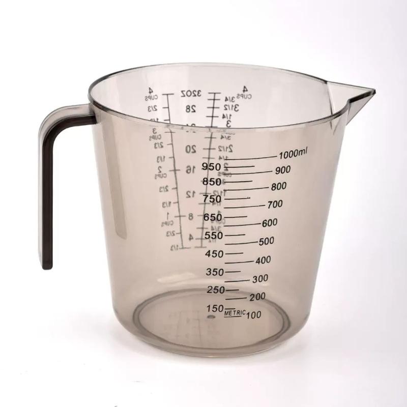 Plastic Measuring Cup With Ergonomic Handle Kitchen Measuring Tool For Precise Baking Cooking And Kitchen Use