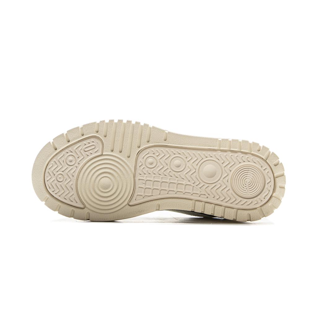 Li Ning X LOL Slip Resistant, Abrasion Resistant, Lightweight Low Top Skateboard Shoes Women's Beige Green AGCV060-2