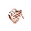 New Authentic Copper Plated Rosegold Heart Bird Butterfly Bead Charms Flower Charm Bead Charms Compatible With Pandora Bracelets Necklaces Women Diy J