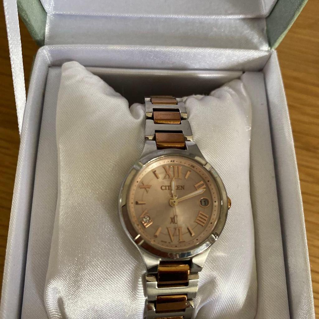 Used CITIZEN xC Eco Drive Ladies Watch Dial Sakura Pink