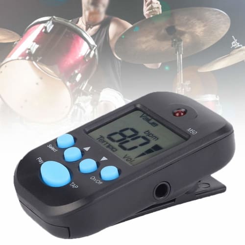 Digital Metronome, Multifunctional Mini Digital Metronome with Clip, for Guitar, Saxophone, Piano, and Violin