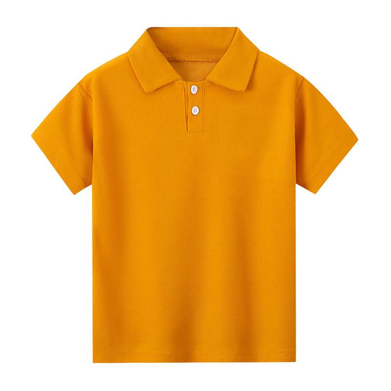 

Kids Striped Multicolor Polo Shirt - Boys Gentleman Casual or Girls Solid Short Sleeve Tee 130 cm