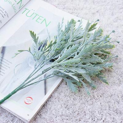 1/3PCS Lagomorpha Leaf Artificial Flowers Fake Plant Wall Vase for Home Wedding Photography Decoration Christmas Wreath Material