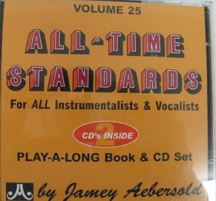 

CD JAMEY AEBERSOLD - Volume 25 - All-Time Standards JA1239 JA Records US Jazz Used