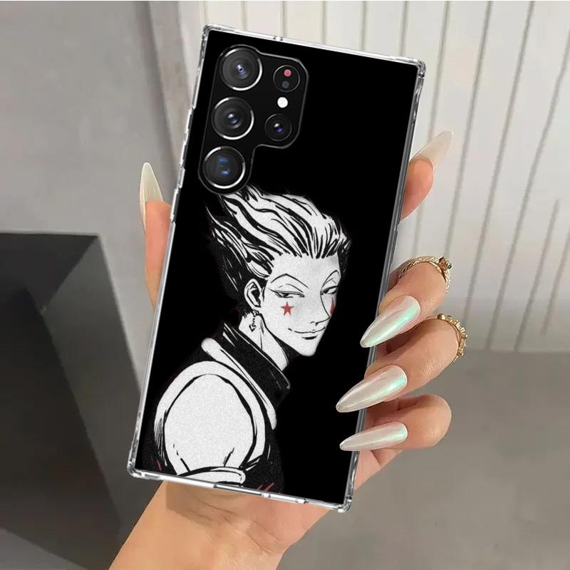 Black White Hunter HXH Phone Case for Samsung Galaxy S26 S24 S23 Ultra S25 Edge S22 S21 Plus S20 FE + Soft Print Shell Funda Gal