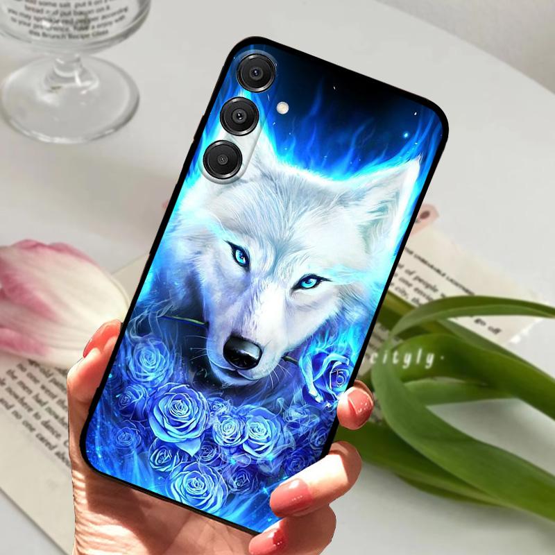 For Samsung Galaxy M35 5G Case SM-M356B Cute Animal Silicone TPU Frosted Phone Cover For Samsung M55 M55S M34 Coque Bumper Shell