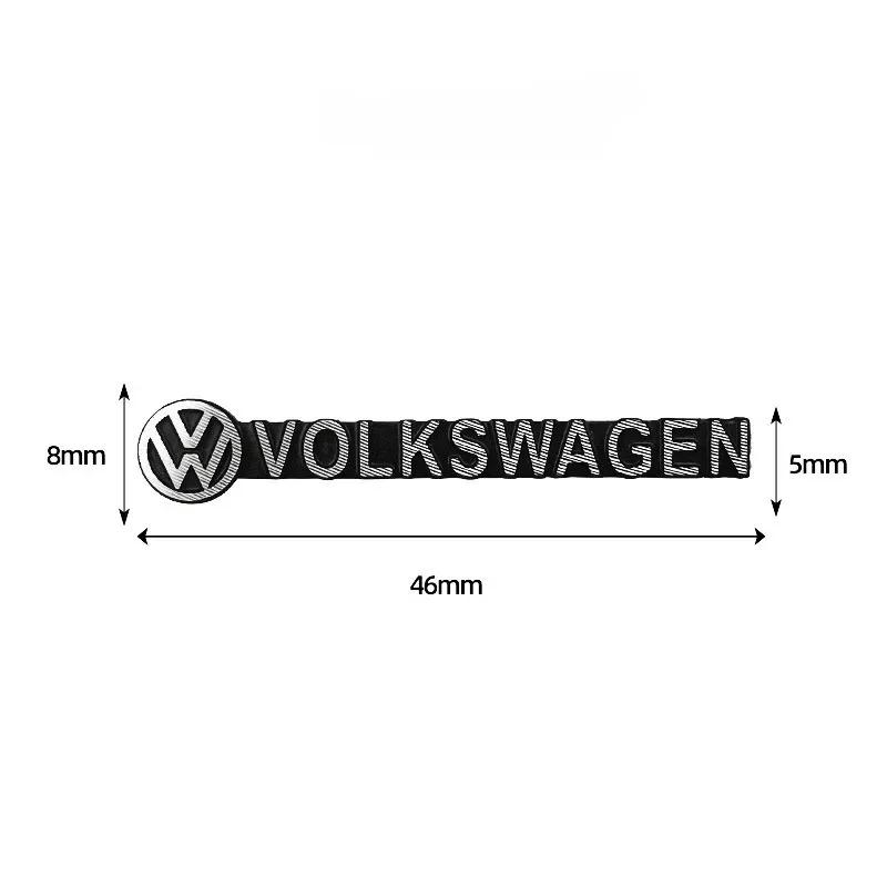 2025 Heißes 3D-Aluminium-Audio-Emblem-Aufkleber angepasst für Volkswagen Passat/Golf /Polo/Tiguan Autotür-Hupe Dekoration modifiziert st
