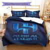 Al-Hilal Saudi FC Pattern Bedding,Quilt Set Quilt Cover Pillowcase Home Birthday Gift(1 * duvet cover + 2 * pillowcase, without core)