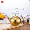 Thickened Stainless Steel Teapot with Strainer Ideal for Home Brewing Flower Tea Suitable for Induction Cooker for Cozy Teas