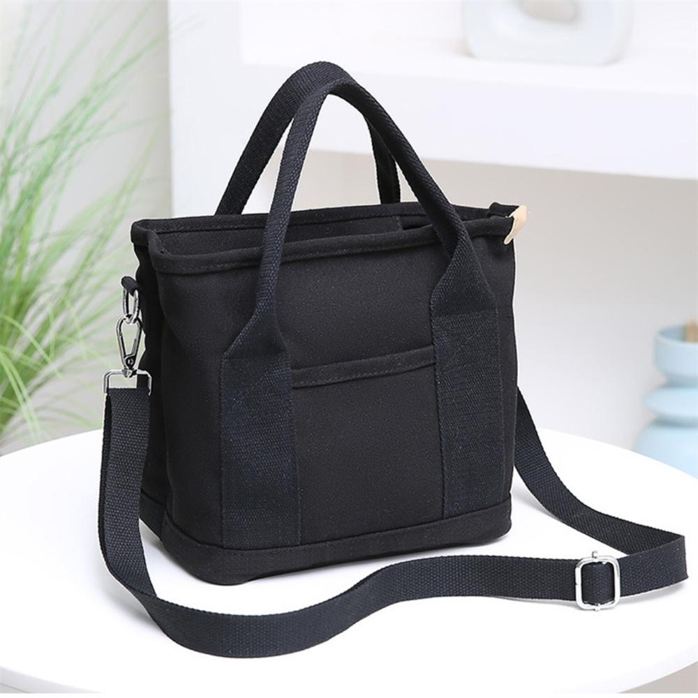 Women's Canvas Tote Bag  Handbags for Commuting Bag Pure Color Messenger Shoulder Bag Female Handbag