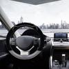 Steering Wheel Cover Cold Weather Non-Slip Plush Steering Wheel Protector Cover For Sedan Minivan Trucks Long Drive Road Trip